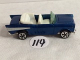 Collector Vintage KIDCO 1979 BLUE CONVERTIBLE 1:64 Scale DIE-CAST Car