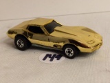 Collector Vintage 1975 Mattel Hotwheels Mustang Cobra Gold 1:64 Scale Die Cast Car