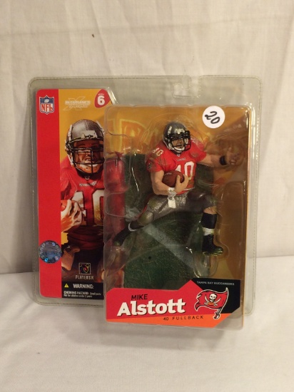 Collector NIP Mcfarlanes Sportspicks NFL Mike Alstott #40 Fullback  5-6" Tall Sport Figure