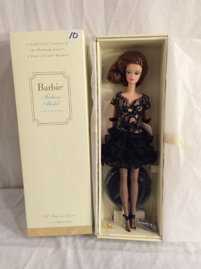 NIB Barbie Genuine Silkstone Body Fashion Model Gold Label Collection "A Trace Of Lace" 13.5" Tbox