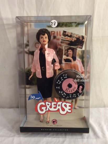 NIB Barbie Collector Edition Pink Label 30 Years Grease Musical Doll 13" Tall Box Size