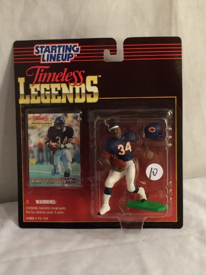 NIP Collector Starting Lineup Timeless Legends Walter Payron Football Sport Figure 4-5"Tall