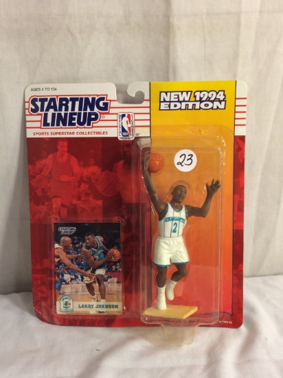 NIP Collector Starting Lineup New 1994 Edition Larry Johnson Basketball Sport Figure 6"Tall