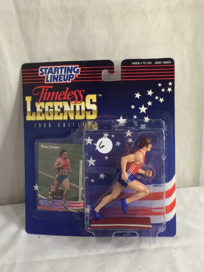 NIP Collector Starting Lineup Timeless Legends 1996 Edt. Bruce Jenner Running Sports 5"tall