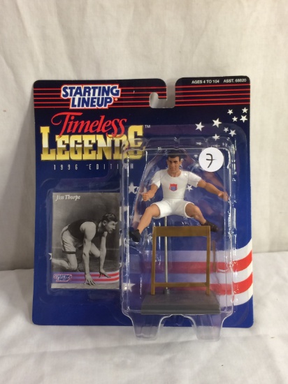 NIP Collector Staring Lineup 1996 Edt. Timeless Legends Jom Thorpe Running Sport Figure 5"