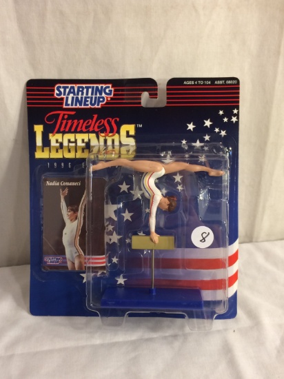 NIP Collector Starting Lineup Timeless Legends 1996 Edt. Nadia Comaneci 5"Tall Sport Figure