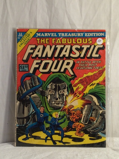 Collector Vintage Marvel Treasury Adition The Fabulous Fantastic Four Comics Magazine