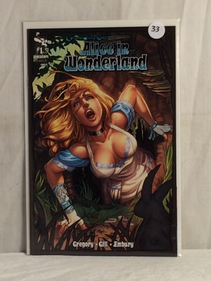 Collector Zenescope Comics Grimm Fairy Tales Alice In Wonderland Comic Book No.1 Cover C