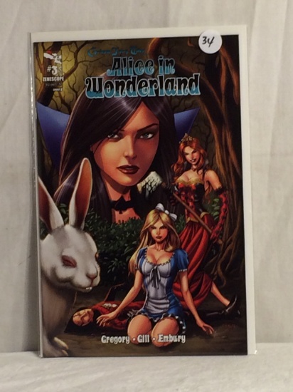 Collector Zenescope Comics Grimm Fairy Tales Alice In Wonderland Comic Book No.3 Cover B