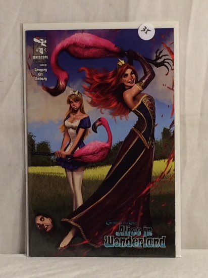Collector Zenescope Comics Grimm Fairy Tales Alice In Wonderland Comic Book No.4 Cover B