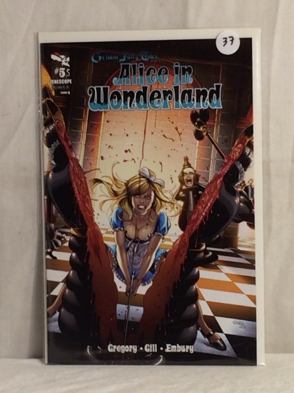 Collector Zenescope Comics Grimm Fairy Tales Alice In Wonderland Comic Book No.5 Cover B