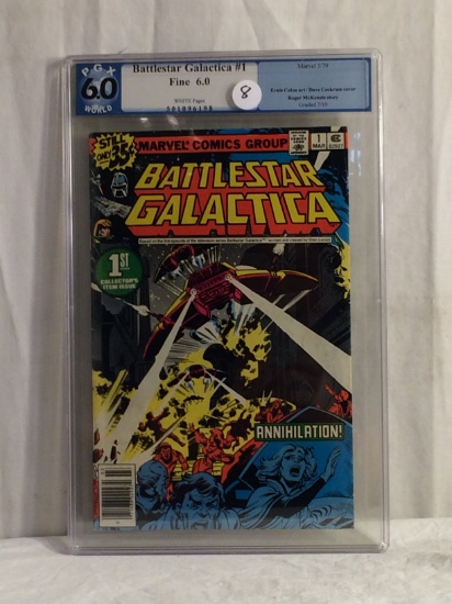 Collector PGX World 6.0 Marvel 3/79 Battle Galactica #1 Fine 6.0 Graded Comic Book
