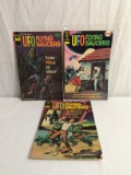 Lot of 3 Pcs Collector Vintage  Whitman  Comics UFO Flying Saucers Comic Book No.4.6.11
