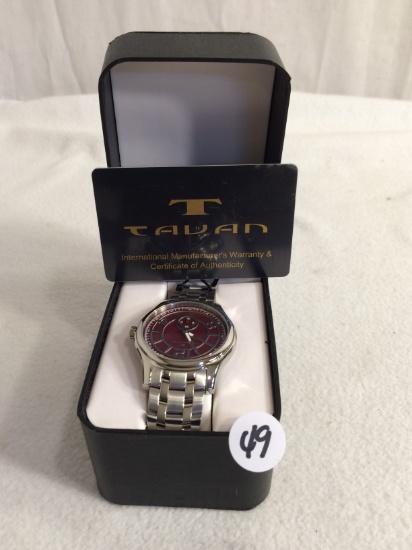 Collector New Tavan Men's Watch T966-047 5ATM Water Resistant Stainless Steel Wristband