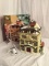 Collector Village Square Christmas 1998 Lighted Orphange House Porcelain Box Size:12.5x8.5x10