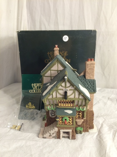 Department 56 Heritage Village Collection Dickens Village Series "The Pied Bull Inn 2nd Edt. 1993