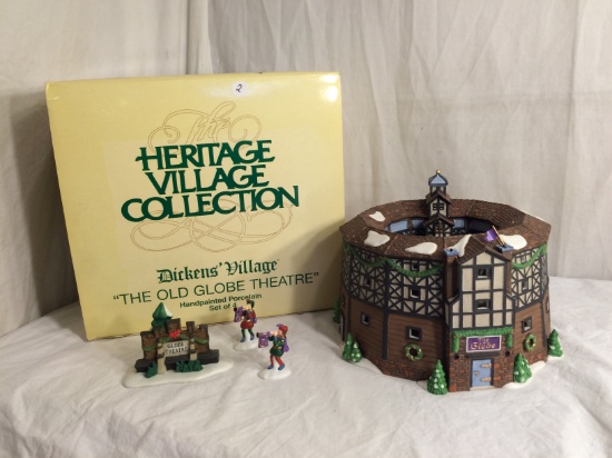 Collector Department 56 Historical Landmark Series Dickens Village The Old Globe Theatre" Set of 4