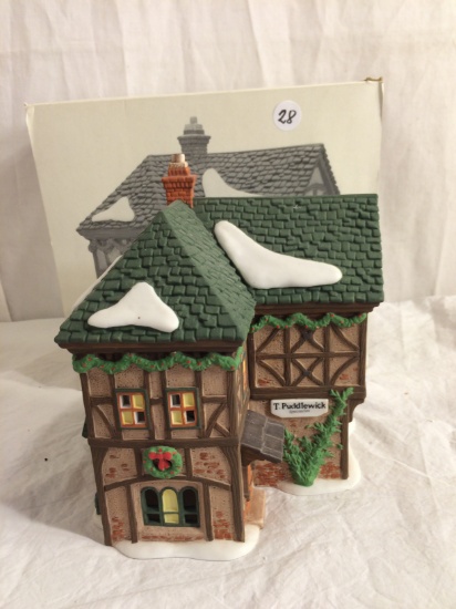 Department 56 Heritage Village Collection Dickens Series "T.Puddlewick Spectacle Shop" Size:9x8x7"