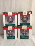 Lot of 4 Pcs. Collector Hallmark Keepsake Ornaments 