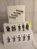 Lot of 3 Pcs. Department 56 Heritage Village Handpainted Mini Porcelain Accessory - See Pictures