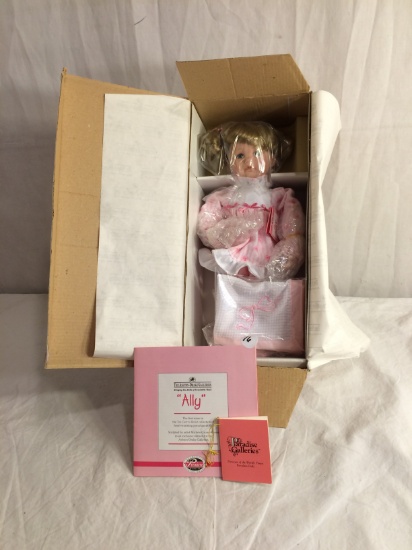 Collector The Ashton-Drake galleries Porcelain Doll "Ally" W/COA Box Size:13.5"Tall Box