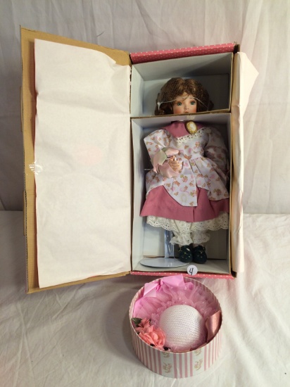 Collector Paradise Gallery Treasury Collection Porcelain Doll  Box Size: 16"Tall