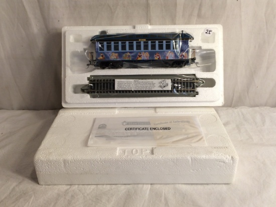 Collector New Hawthorne Village Train "Princess Passenger Car" W/COA Size: 14"by 7"by 4.5" Tall