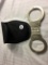 Collector Smith & Wesson Model -300 Universal Hinged Handcuffs Steel 292959 W/Shelt - See Pictures