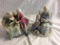 Lot of 2 Pieces Collector Porcelain Figurines Size:5-6