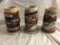 Lot of 3 Pieces Collector Vintage Budweiser Beer Stein Mug Size: 6-7