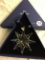 Collector Swarovski Little Star Crystal Christmas Ornament 2009 Annual 0991065 Box Sz:5.5x6.5 Triang