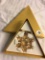 Collector Swarovski Crystal - SCS Christmas Ornament 2010 #1054560 A9400NR000273 Triangle Box:6.5