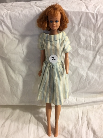 Collector Vintage Mattel Midge Doll, Barbie's Best Friend, w/red hair and freckles 11"Tall