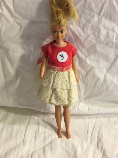 Collector Vintage Mattel The Original Skipper BLONDE DOLL Size:9"tall Missing one Hand  - See Pictur