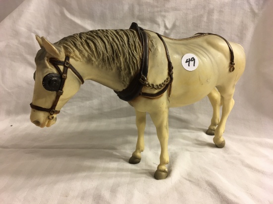 Collector Loose Breyer Molding Co.  White Horse  Size: 12"Long by 7.1/2"Tall - See Pictures