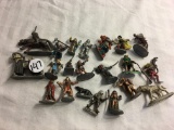 Lot of 20 Pieces Collector Ral Partha and Battle Miniatures, Pewter Figures, - See Pictures