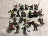 Lot of 20 Pieces Collector Ral Partha and Battle Miniatures, Pewter Figures, - See Pictures