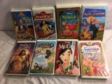 Lot of 8 Pieces Collector Used Disney VHS Movie  - See Pictures