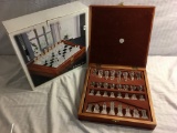 Collector Glass Chess Set - Size:11.5/8