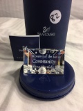 Collector Swarovski Crystal - SCS Community Tittle Plaque Event  #0898130 Box Size:4.5/8