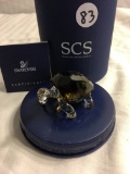 Collector Swarovski Crystal - Crystal Event Piece for 2010 - Galapagos Tortoise # 0995036 3.5/8