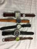 Lot of 5 Pieces Collector Assorted Brand and Design Men's & Women's Watches - See pictures