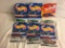 Lot of 6 Pieces Collector New in Package Hot wheels Mattel 1:64 Scale Die-Cast Metal Cars