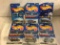 Lot of 6 Pieces Collector New in Package Hot wheels Mattel 1:64 Scale Die-Cast Metal Cars