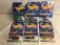 Lot of 6 Pieces Collector New in Package Hot wheels Mattel 1:64 Scale Die-Cast Metal Cars