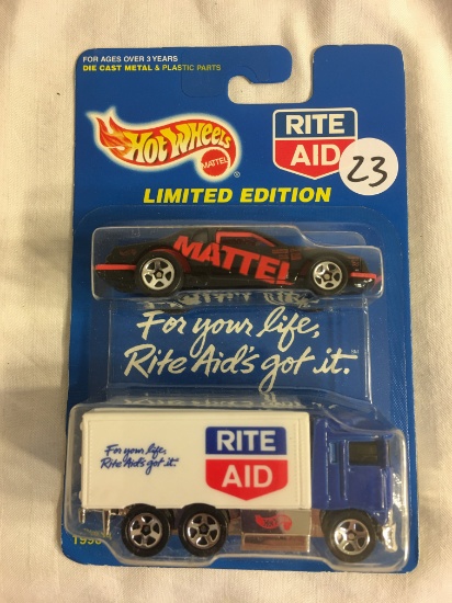 Collector NIP Hot wheels Mattel Rite Aid Limited Edition 1:64 SC Die-Cast Metal & Plastic Parts