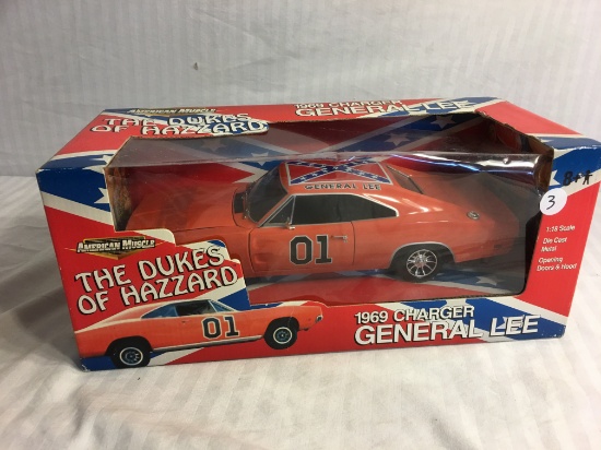 Collector American Muscle The Dukes Of Hazzard 1969 Charger General Lee 1:18 Scale DieCast