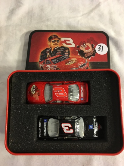 Collector Nascar Set Of 2 Car in Tin Can Dale Earnhardt #3 1:64 Scale Die-Cast Cars
