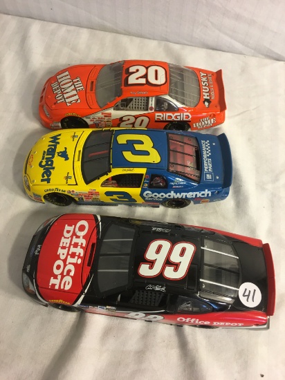 Lot of 3 Pieces Collector Loose Nascar Die-Cast Cars 1:24 Scale Die-Cast Metal Cars