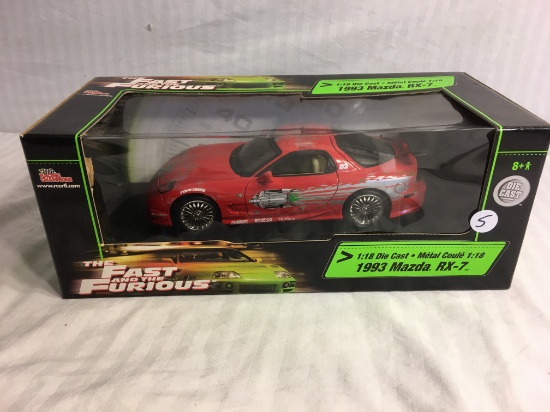 Collector Nascar Racing Champions The fast and The Furious 1993 Mazda EX-7 1:18 DieCast